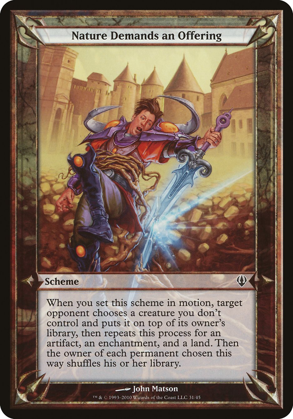 Nature Demands an Offering (Schemes) [Archenemy Schemes] | Gate City Games LLC