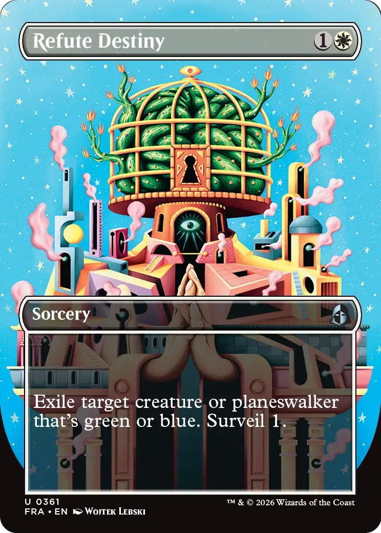 Refute Destiny (Borderless) [Reality Fracture] | Gate City Games LLC