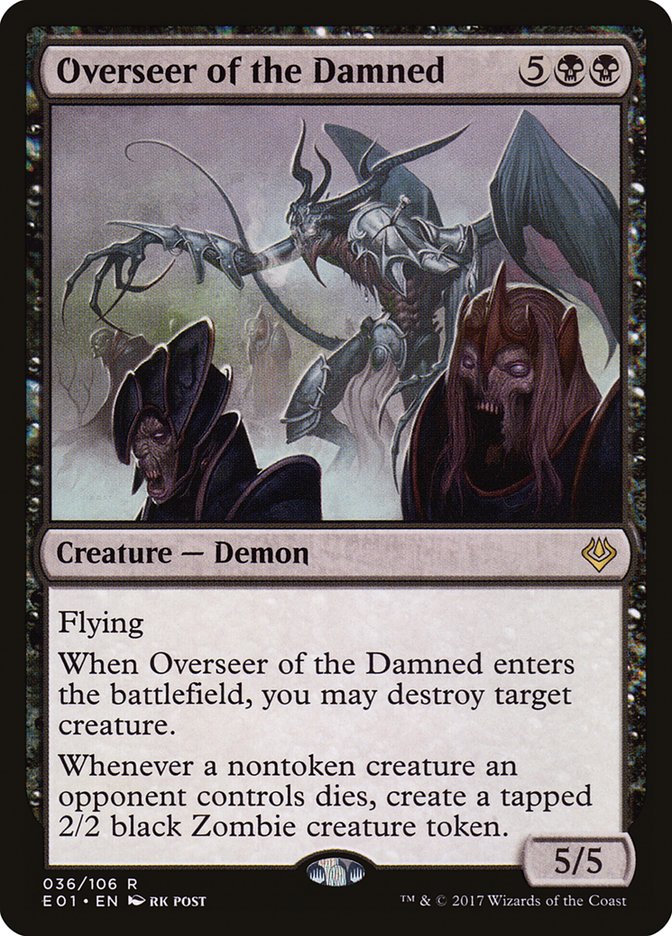Overseer of the Damned [Archenemy: Nicol Bolas] | Gate City Games LLC
