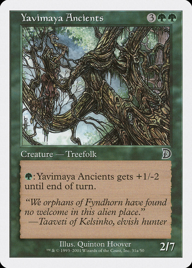 Yavimaya Ancients (Druid Art) [Deckmasters] | Gate City Games LLC
