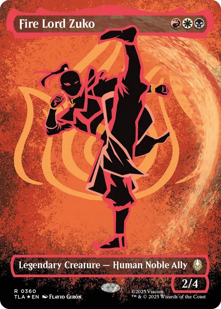 Fire Lord Zuko (Borderless Battle Pose) [Avatar: The Last Airbender] | Gate City Games LLC