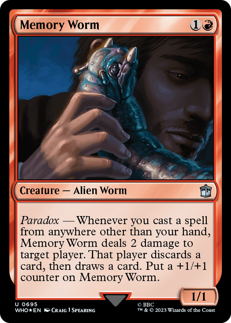 Memory Worm (Surge Foil) [Doctor Who] | Gate City Games LLC