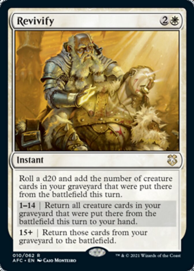 Revivify [Dungeons & Dragons: Adventures in the Forgotten Realms Commander] | Gate City Games LLC