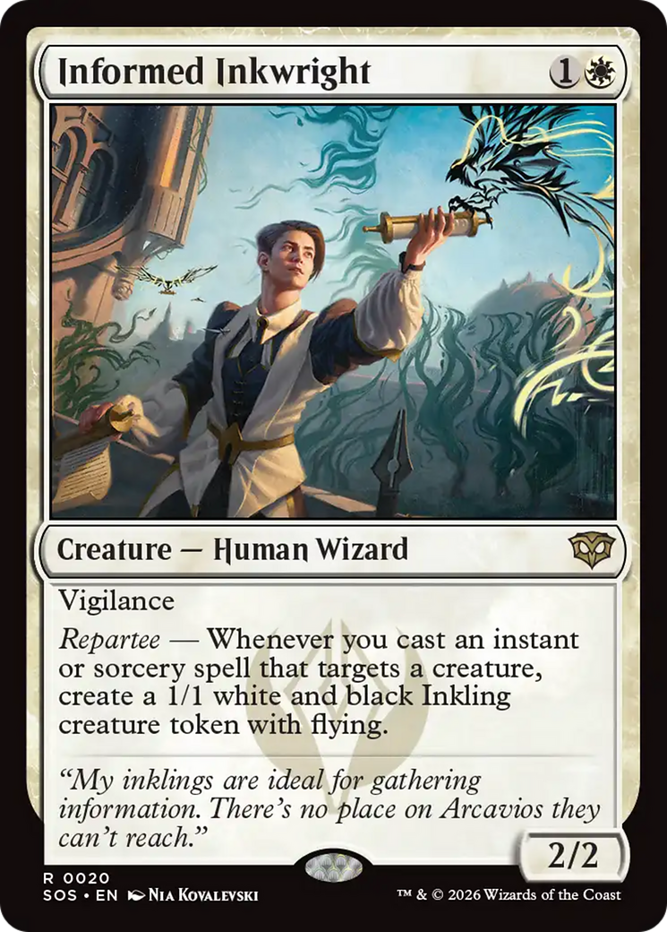 Informed Inkwright [Secrets of Strixhaven] | Gate City Games LLC