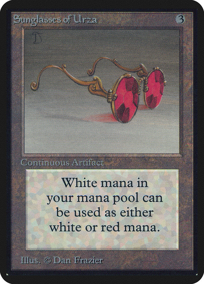 Sunglasses of Urza [Alpha Edition] | Gate City Games LLC