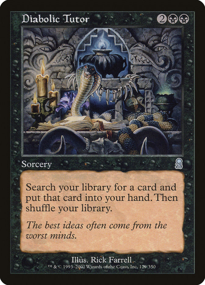 Diabolic Tutor [Odyssey] | Gate City Games LLC