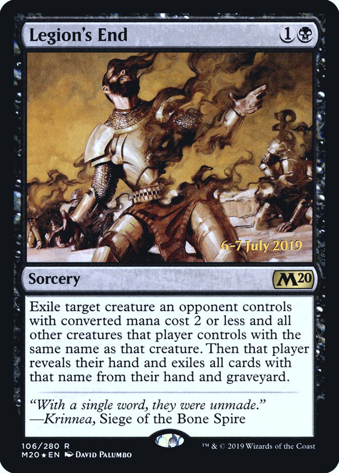 Legion's End [Core Set 2020 Prerelease Promos] | Gate City Games LLC
