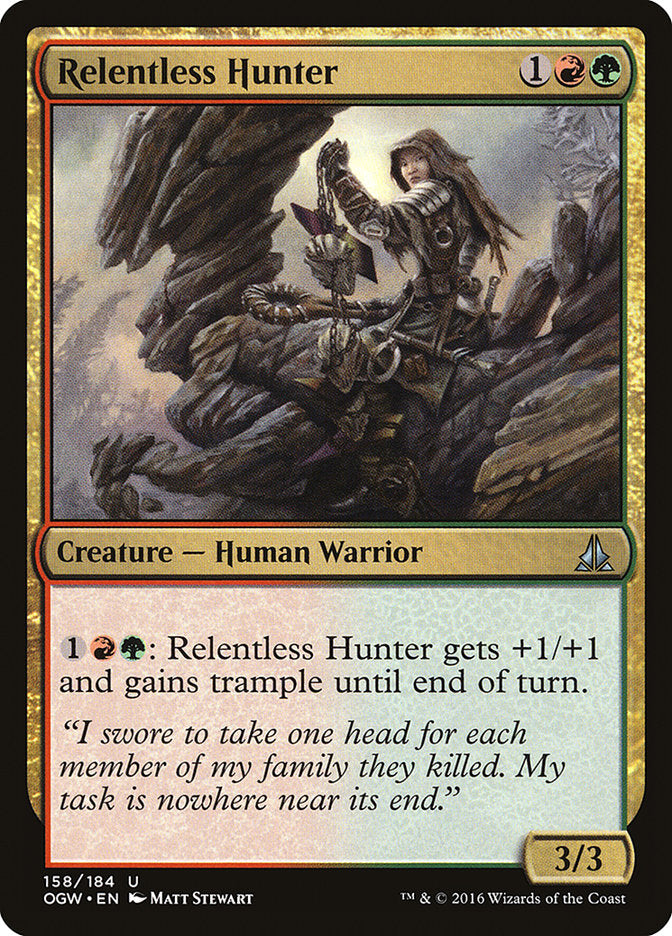 Relentless Hunter [Oath of the Gatewatch] | Gate City Games LLC