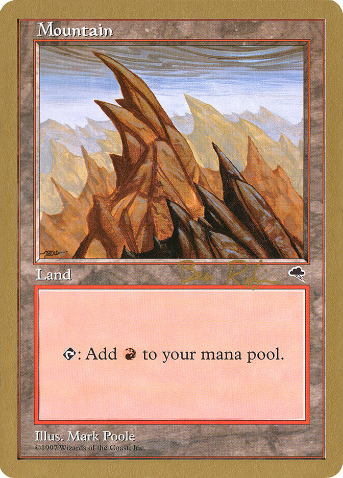 Mountain (br346) (Ben Rubin) [World Championship Decks 1998] | Gate City Games LLC