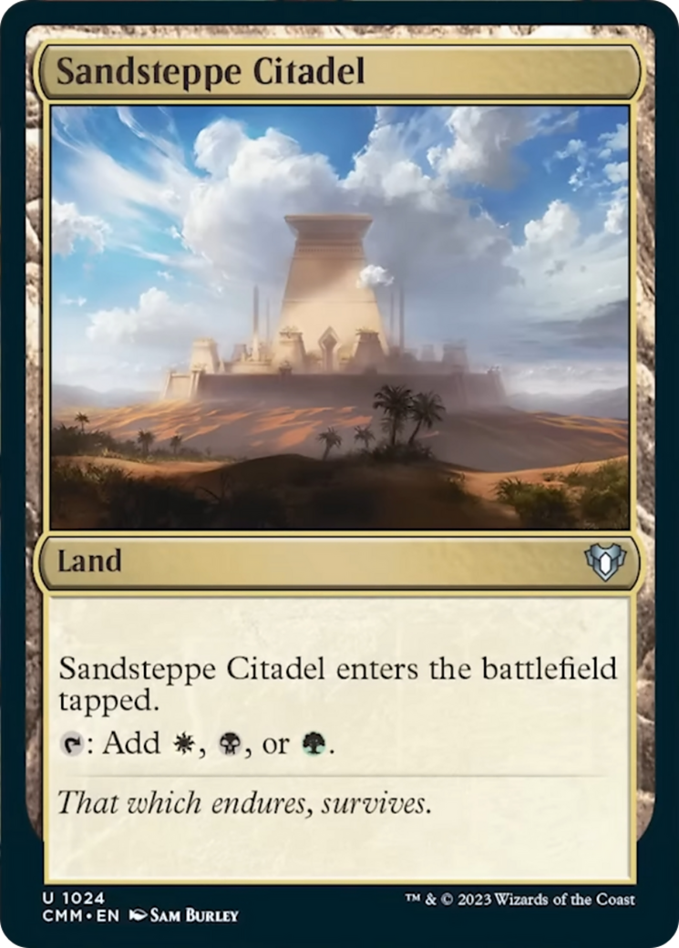 Sandsteppe Citadel [Commander Masters] | Gate City Games LLC