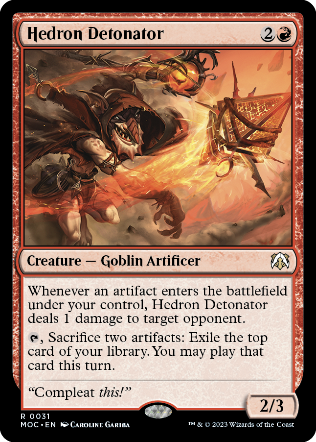 Hedron Detonator [March of the Machine Commander] | Gate City Games LLC