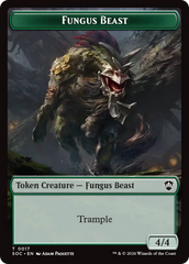Goat // Fungus Beast Double-Sided Token [Secrets of Strixhaven Commander Tokens] | Gate City Games LLC