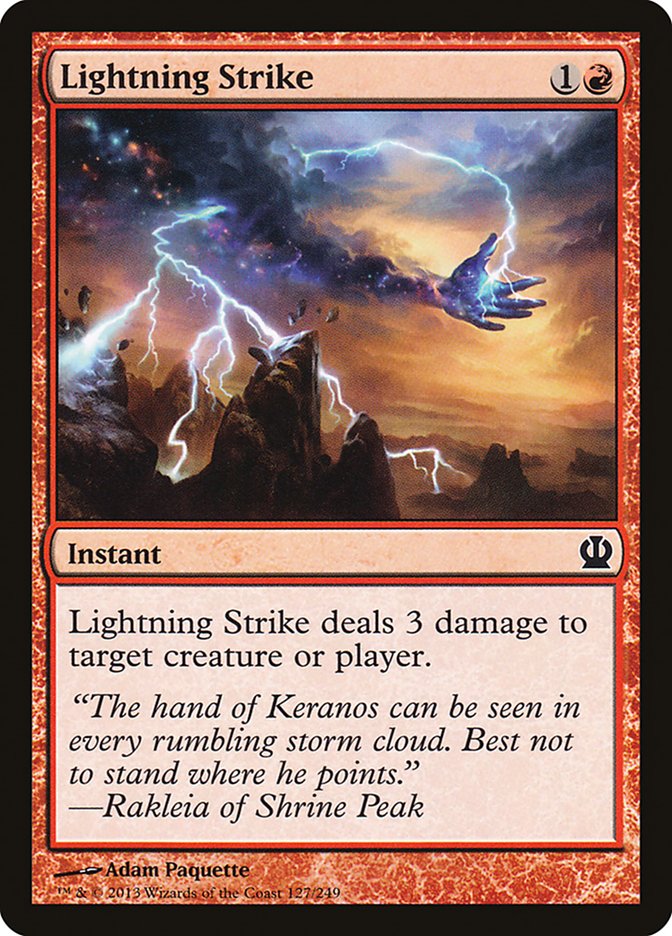 Lightning Strike [Theros] | Gate City Games LLC