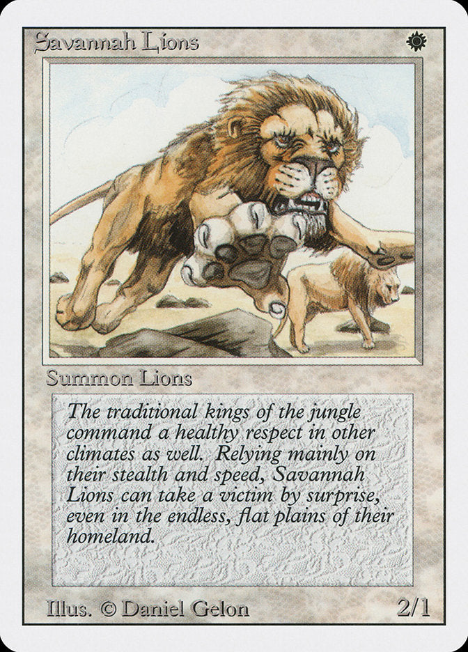 Savannah Lions [Revised Edition] | Gate City Games LLC