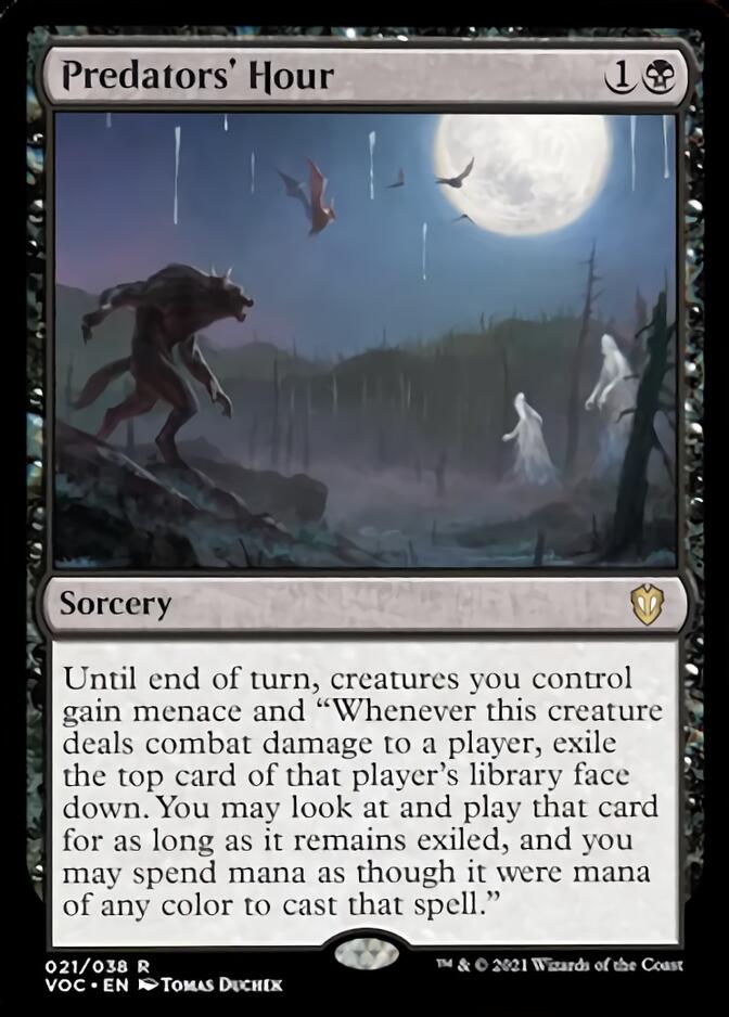 Predators' Hour [Innistrad: Crimson Vow Commander] | Gate City Games LLC