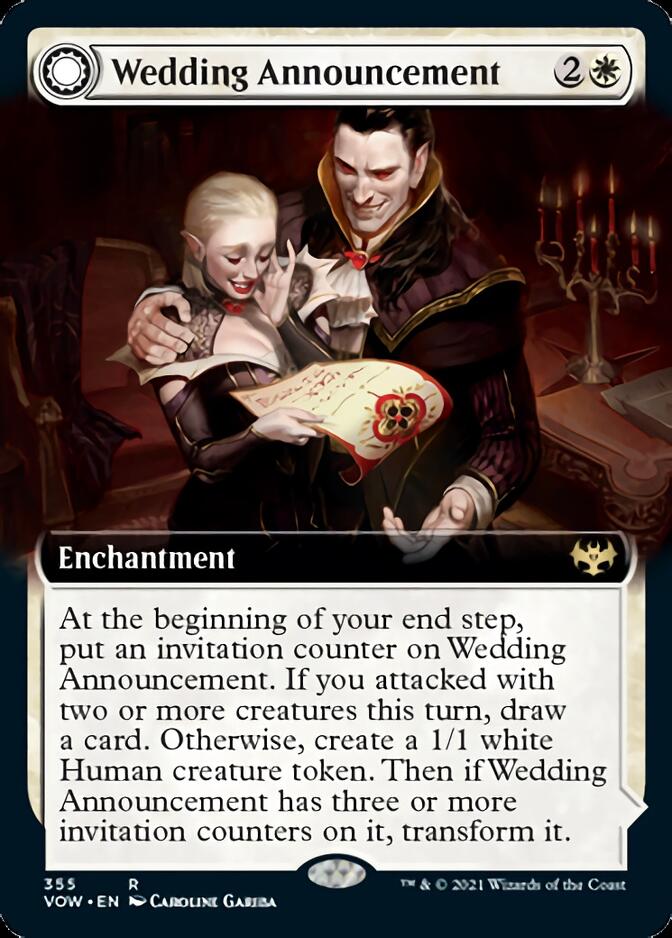 Wedding Announcement // Wedding Festivity (Extended Art) [Innistrad: Crimson Vow] | Gate City Games LLC