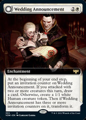 Wedding Announcement // Wedding Festivity (Extended Art) [Innistrad: Crimson Vow] | Gate City Games LLC