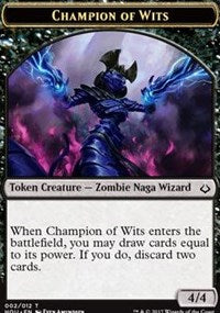 Champion of Wits // Insect Double-Sided Token [Hour of Devastation Tokens] | Gate City Games LLC