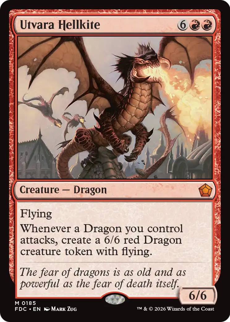 Utvara Hellkite [Foundations Commander] | Gate City Games LLC