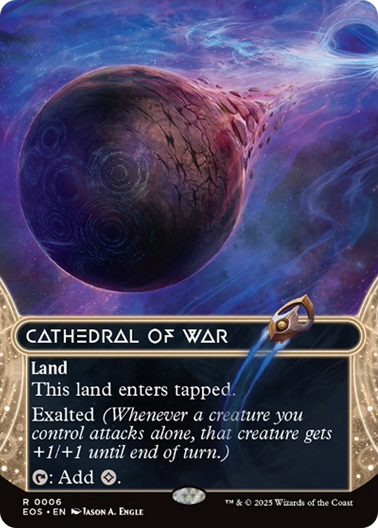 Cathedral of War (0006) (Borderless) [Edge of Eternities: Stellar Sights] | Gate City Games LLC