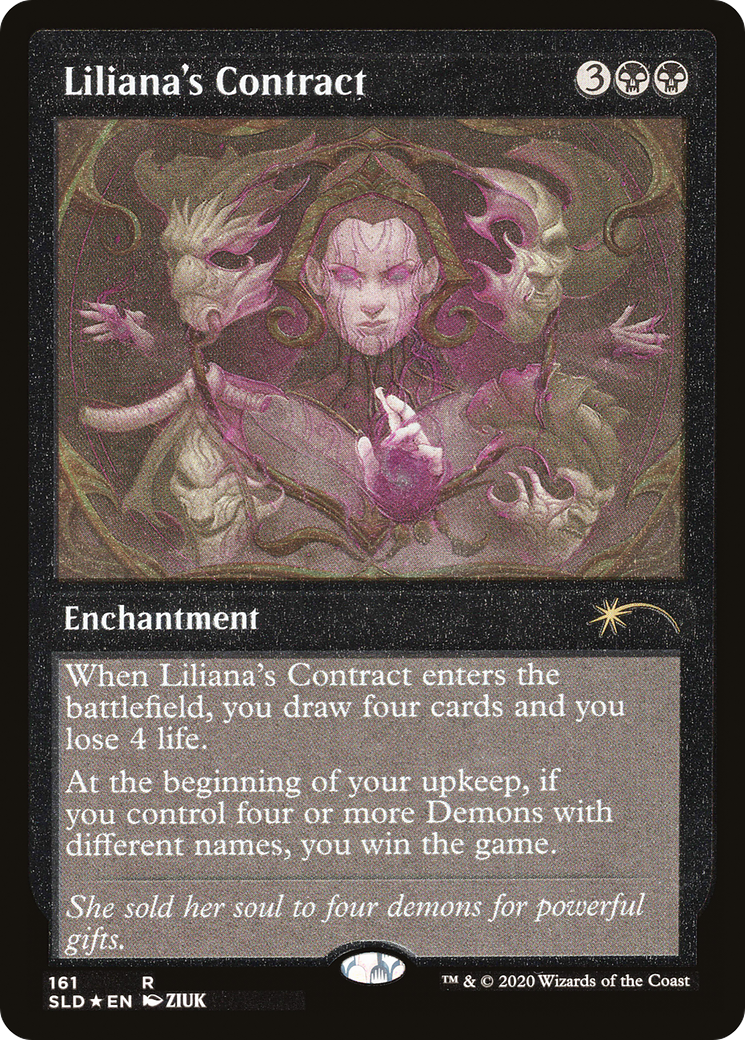 Liliana's Contract (Foil Etched) [Secret Lair Drop Series] | Gate City Games LLC