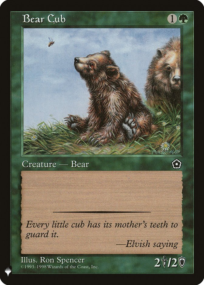Bear Cub [Mystery Booster] | Gate City Games LLC