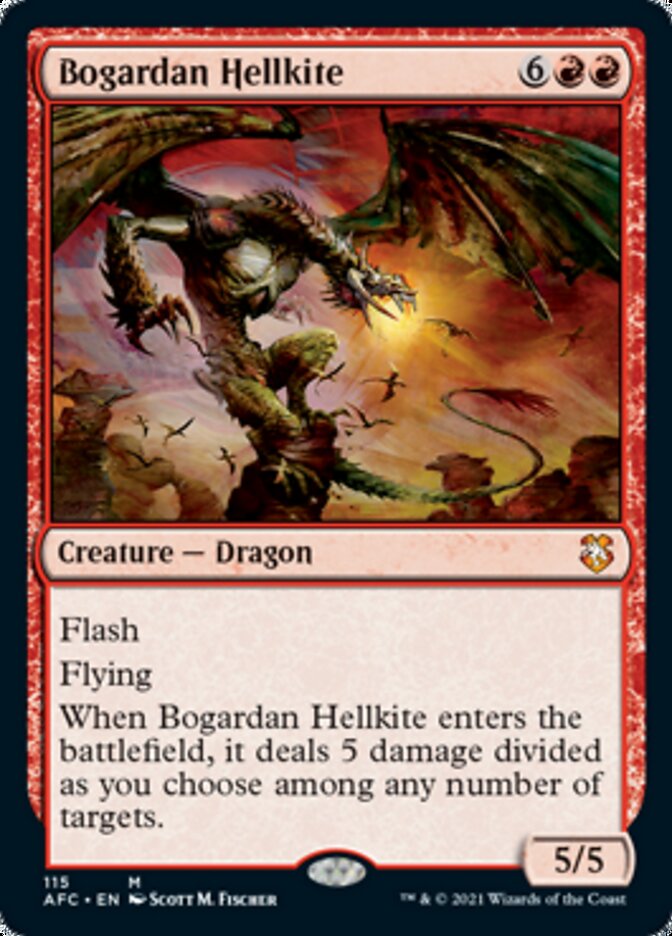 Bogardan Hellkite [Dungeons & Dragons: Adventures in the Forgotten Realms Commander] | Gate City Games LLC