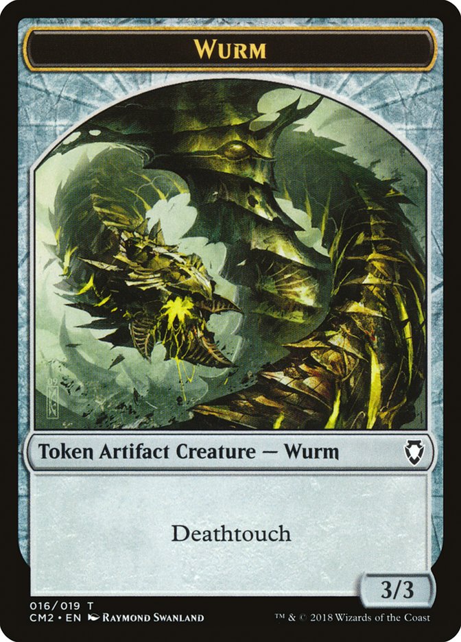 Wurm Token (016/019) [Commander Anthology Volume II Tokens] | Gate City Games LLC