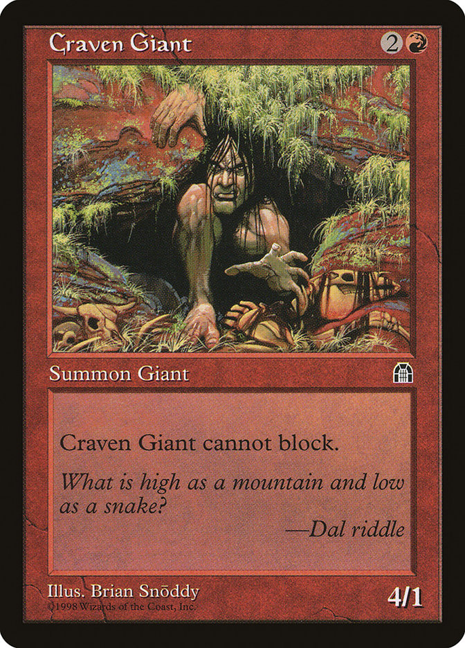Craven Giant [Stronghold] | Gate City Games LLC