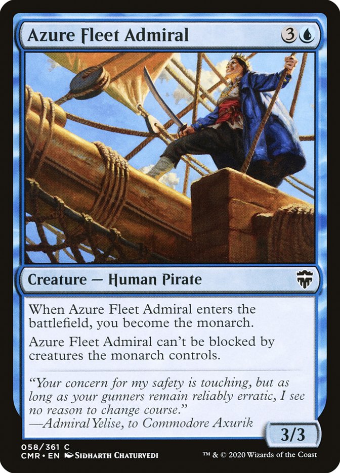 Azure Fleet Admiral [Commander Legends] | Gate City Games LLC