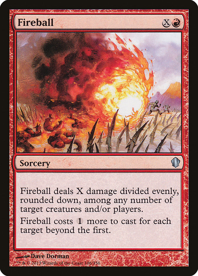 Fireball [Commander 2013] | Gate City Games LLC