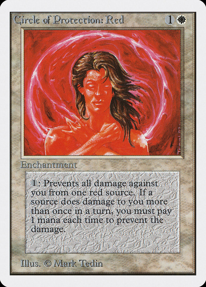 Circle of Protection: Red [Unlimited Edition] | Gate City Games LLC
