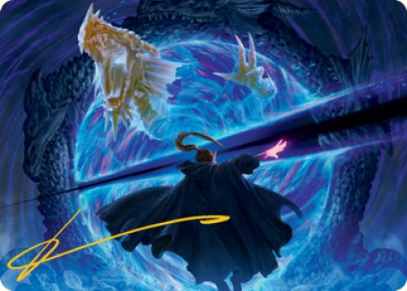 Bar the Gate Art Card (Gold-Stamped Signature) [Dungeons & Dragons: Adventures in the Forgotten Realms Art Series] | Gate City Games LLC