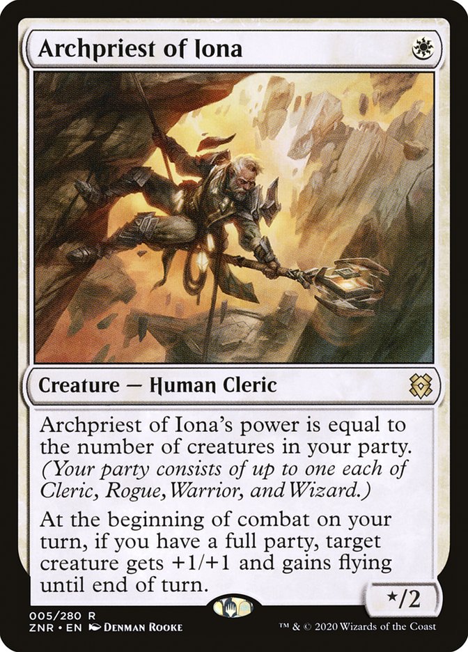 Archpriest of Iona [Zendikar Rising] | Gate City Games LLC