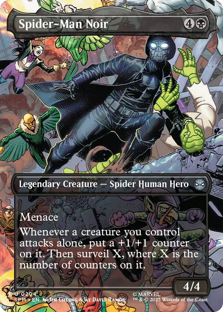 Spider-Man Noir (Borderless) [Marvel's Spider-Man] | Gate City Games LLC
