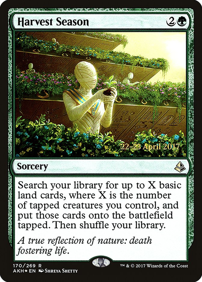 Harvest Season [Amonkhet Prerelease Promos] | Gate City Games LLC