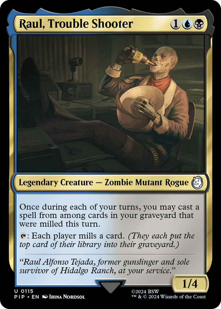 Raul, Trouble Shooter [Fallout] | Gate City Games LLC