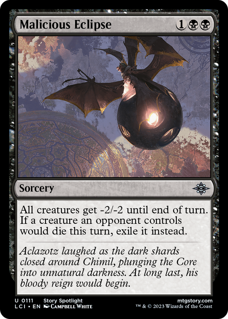 Malicious Eclipse [The Lost Caverns of Ixalan] | Gate City Games LLC