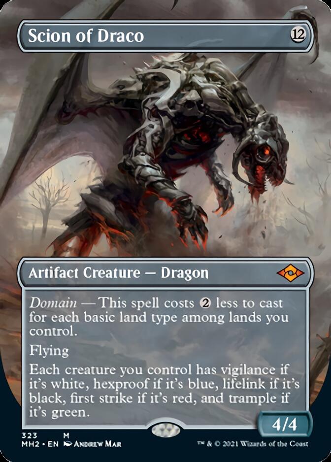 Scion of Draco (Borderless Alternate Art) [Modern Horizons 2] | Gate City Games LLC