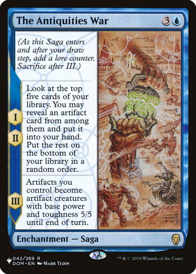 The Antiquities War [The List] | Gate City Games LLC