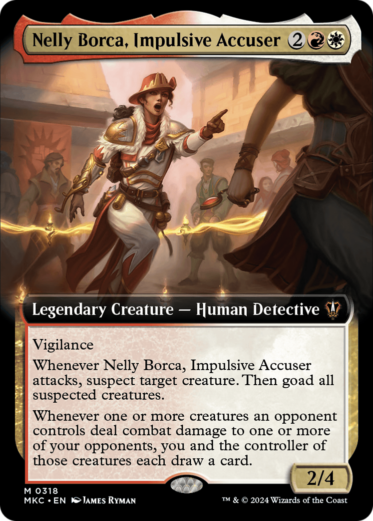 Nelly Borca, Impulsive Accuser (Extended Art) [Murders at Karlov Manor Commander] | Gate City Games LLC