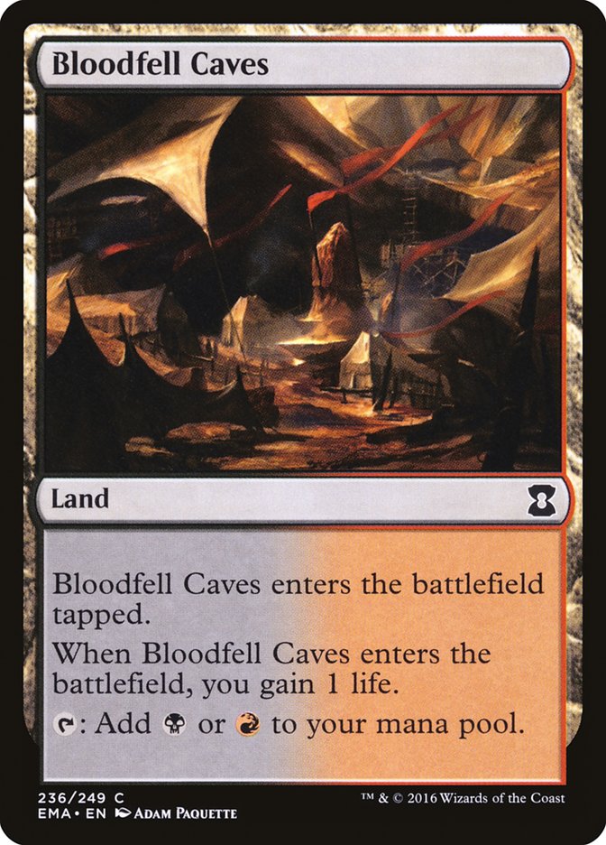Bloodfell Caves [Eternal Masters] | Gate City Games LLC