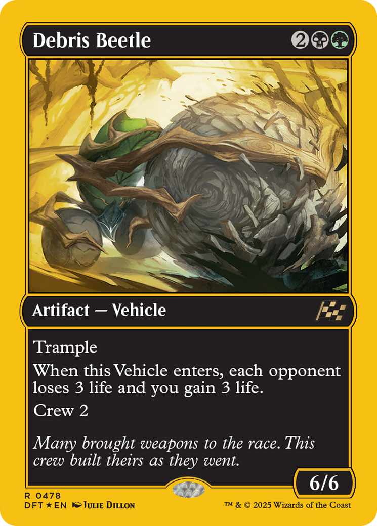 Debris Beetle (First-Place Foil) [Aetherdrift] | Gate City Games LLC