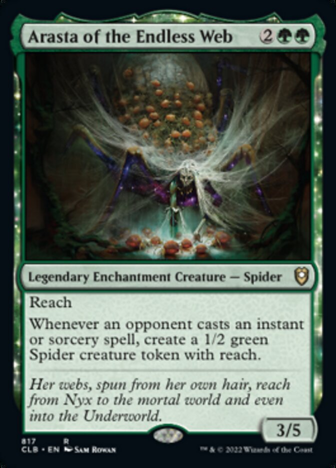 Arasta of the Endless Web [Commander Legends: Battle for Baldur's Gate] | Gate City Games LLC