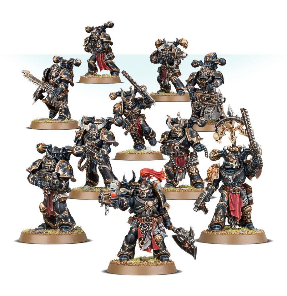 Warhammer 40K: Chaos Space Marines Legionaries | Gate City Games LLC