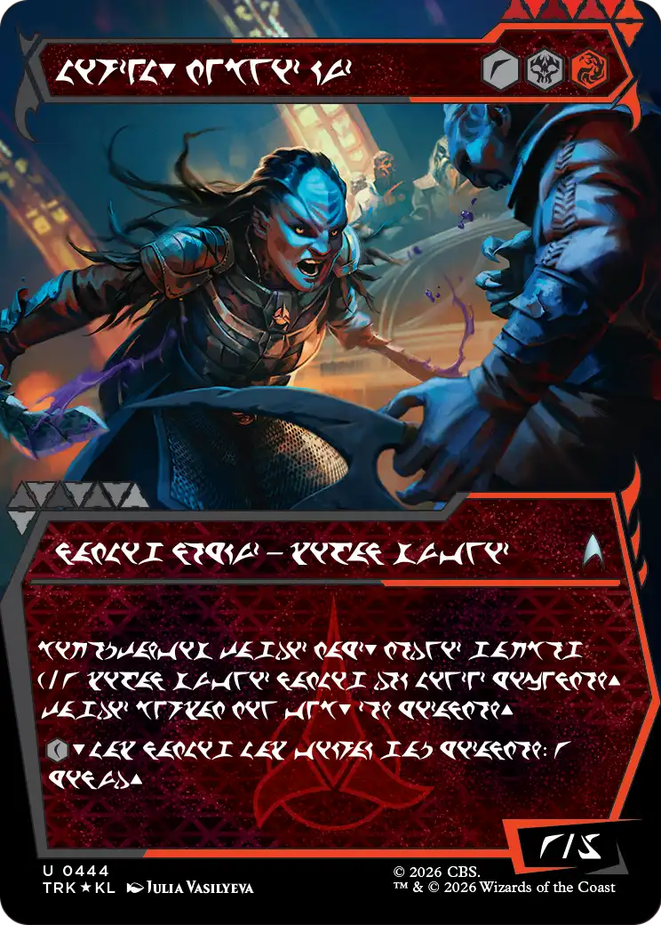 L'Rell, Fierce Visionary (Showcase) (Klingon) [Star Trek] | Gate City Games LLC