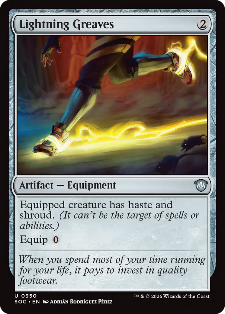 Lightning Greaves [Secrets of Strixhaven Commander] | Gate City Games LLC