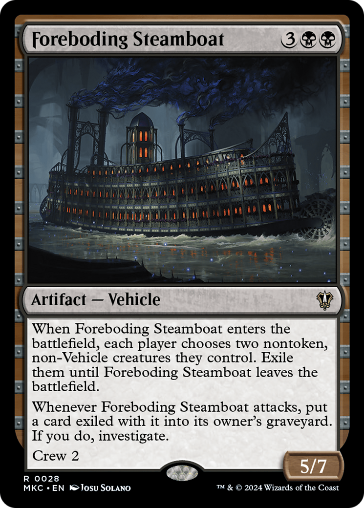 Foreboding Steamboat [Murders at Karlov Manor Commander] | Gate City Games LLC