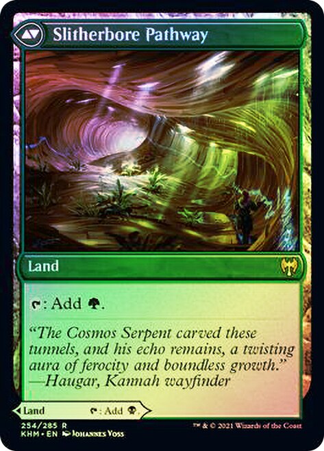 Darkbore Pathway // Slitherbore Pathway [Kaldheim Prerelease Promos] | Gate City Games LLC