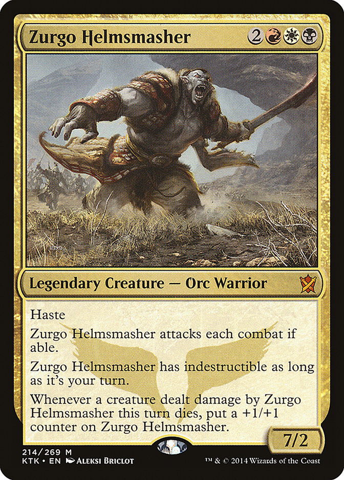 Zurgo Helmsmasher [Khans of Tarkir] | Gate City Games LLC